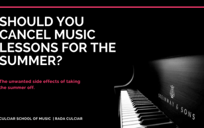 Should you cancel music lessons for the summer?